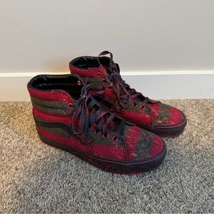 Vans House of Terror x Sk8-Hi "The Nightmare on Elm Street" sneakers